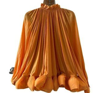 LANVIN - PARIS RUFFLED HEM TOP